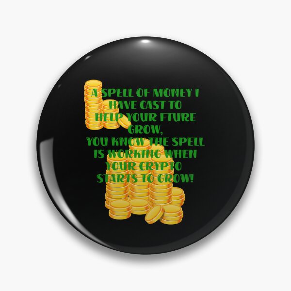 Item preview, magic money crypto grow spell designed and sold by amy greaves.