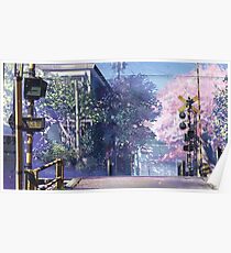 5 Centimeters Per Second Scenery Poster