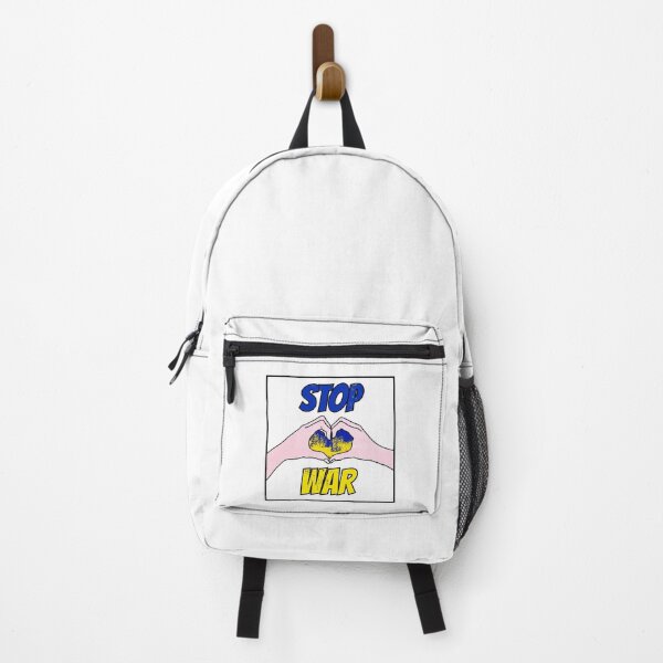 Item preview, Stop War Peace For Ukraine Blue Yellow Heart designed and sold by CreatDifference.