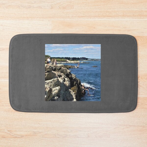 Item preview, Cliff diving along Newport, RI_s Cliff Walk - Jeanpaul Ferro   designed and sold by Britney-US.