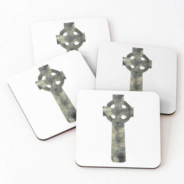 Item preview, stone celtic cross designed and sold by BabbanGaelg.