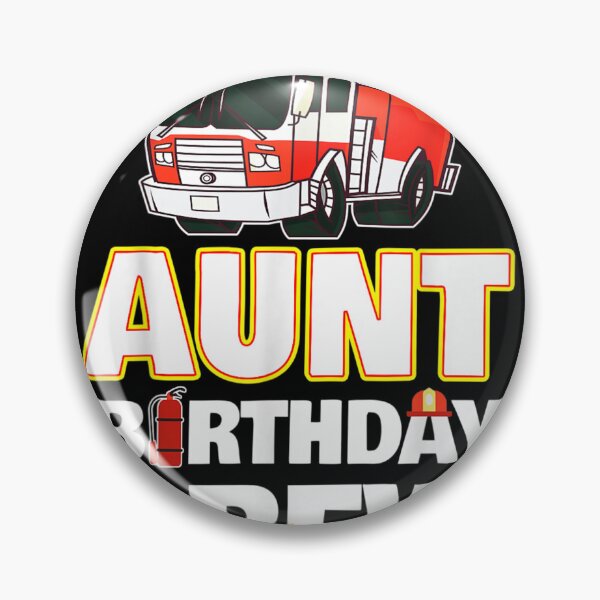 Item preview, Aunt Birthday Crew Fire Truck Firefighter designed and sold by Isidroward.