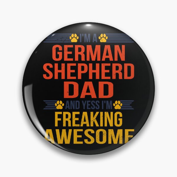 Item preview, Awesome German Shepherd Dad Fathers Day Funny Dog Lover designed and sold by RJ-Art.