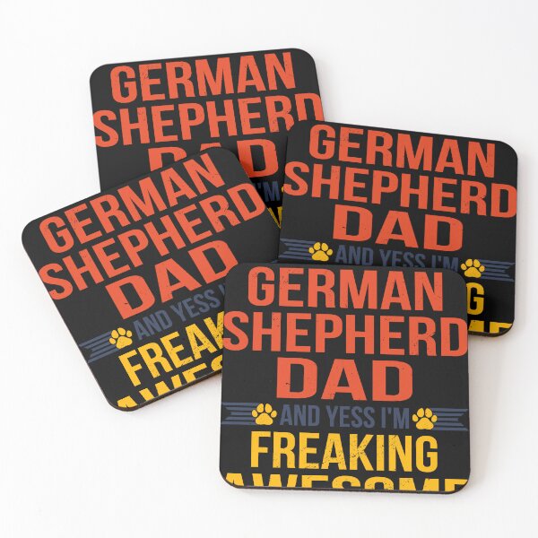 Item preview, Awesome German Shepherd Dad Fathers Day Funny Dog Lover designed and sold by RJ-Art.