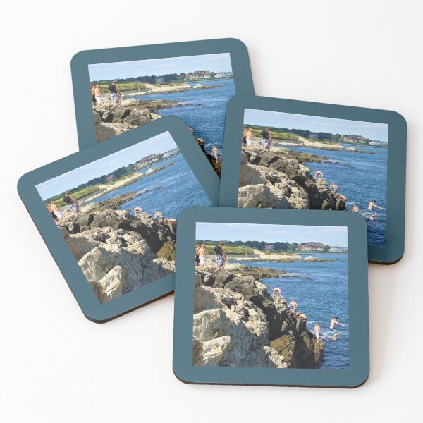 Item preview, Jacob_s Ladder - Cliff diving - Rough Point, Newport, Rhode Island by Jeanpaul Ferro designed and sold by Britney-US.