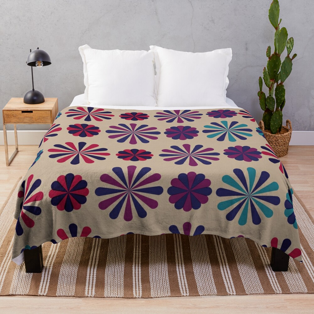 Buy Repeated Geometric Abstract Patterns, Geometric Patterns, Shapes and Patterns Throw Blanket Bl-SG4H1QXU