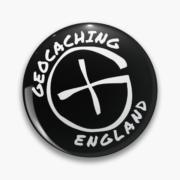 Item preview, Geocaching England Logo design in white. designed and sold by SwnCreations.