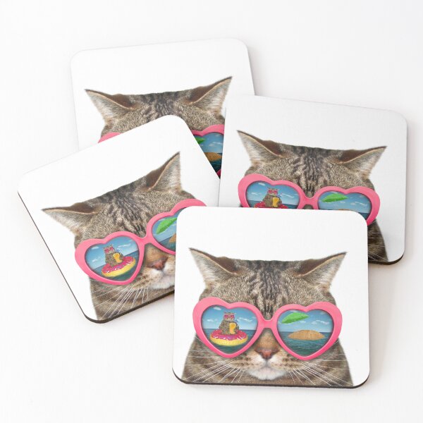 Item preview, Funny summer cat meme designed and sold by Tanuja  Sharma.