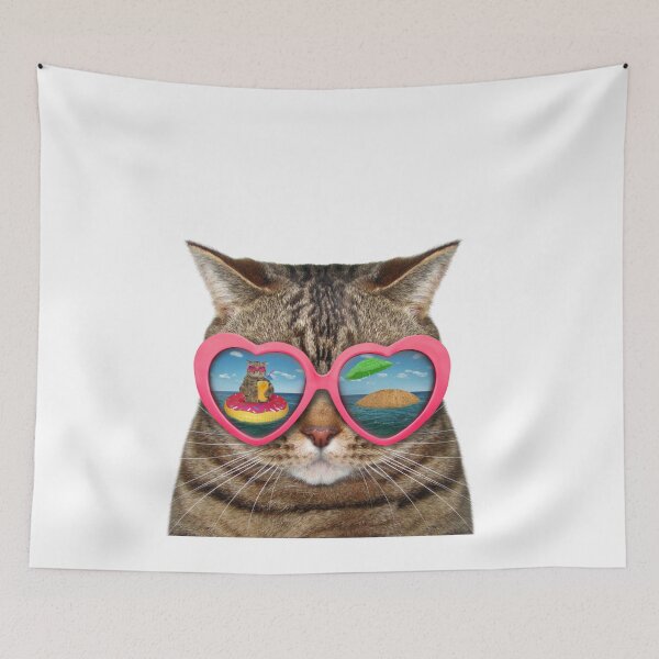 Item preview, Funny summer cat meme designed and sold by Tanuja  Sharma.