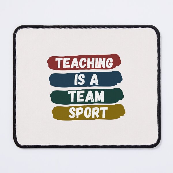 Item preview, Retro Teaching Is A Team Sport Art Designs designed and sold by Manilyn0907.