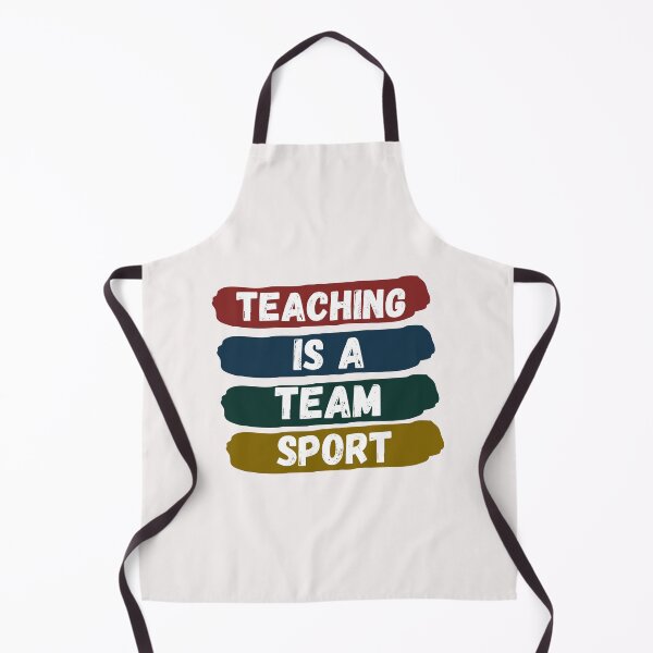 Item preview, Retro Teaching Is A Team Sport Art Designs designed and sold by Manilyn0907.