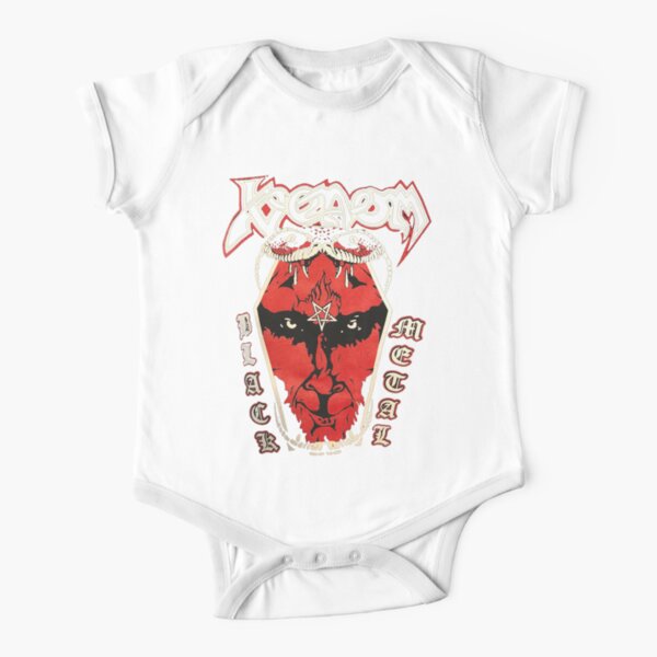 BABY BLACK BODY BODYSUIT BLACK SABBATH 3 HEAVY METAL LANGARM/KURZARM 