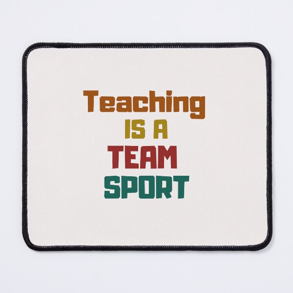 Item preview, Retro Teaching Is A Team Sport Art Designs designed and sold by Manilyn0907.