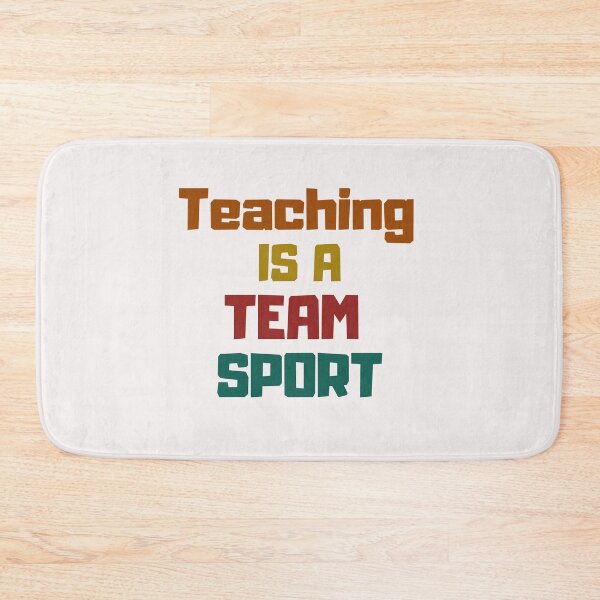 Item preview, Retro Teaching Is A Team Sport Art Designs designed and sold by Manilyn0907.