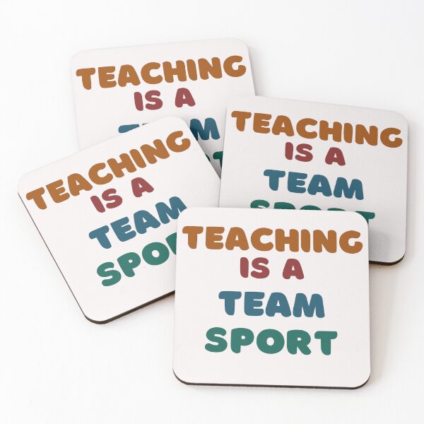 Item preview, Retro Teaching Is A Team Sport Art Designs designed and sold by Manilyn0907.