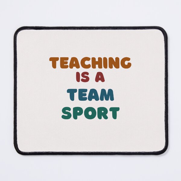 Item preview, Retro Teaching Is A Team Sport Art Designs designed and sold by Manilyn0907.