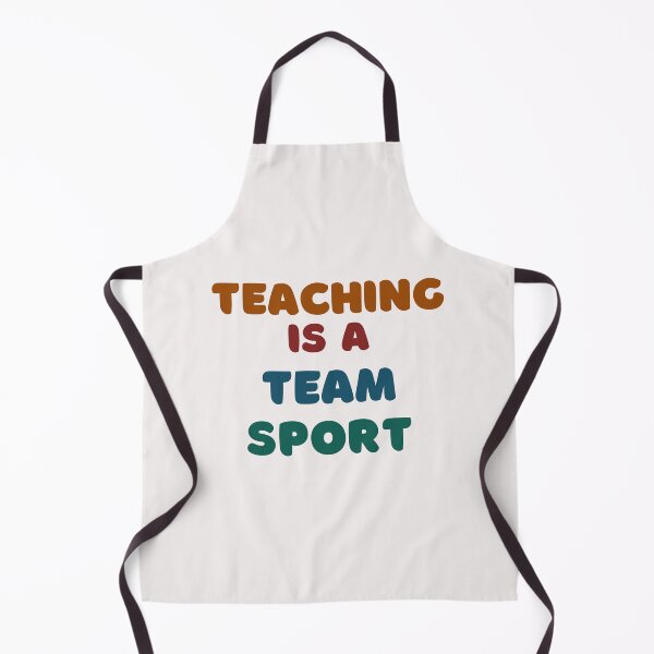 Item preview, Retro Teaching Is A Team Sport Art Designs designed and sold by Manilyn0907.