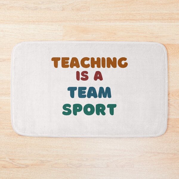Item preview, Retro Teaching Is A Team Sport Art Designs designed and sold by Manilyn0907.