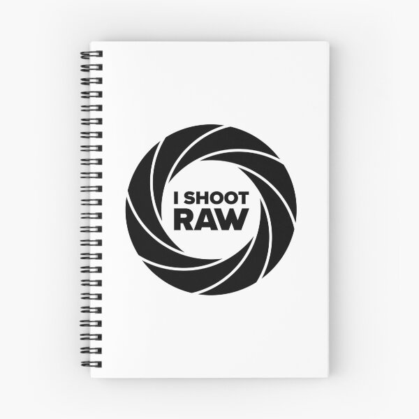 Item preview, I Shoot Raw Aperture Ring - Photography Design (Black Text) designed and sold by STUDIO-72.