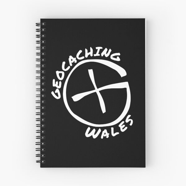 Item preview, Geocaching Wales Logo design in white. designed and sold by SwnCreations.