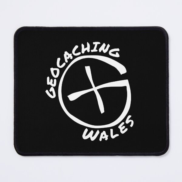 Item preview, Geocaching Wales Logo design in white. designed and sold by SwnCreations.
