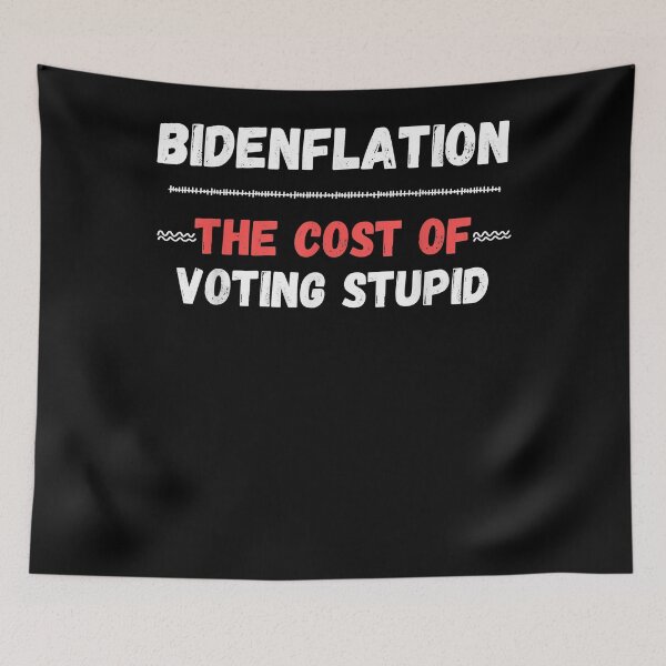 Item preview, Bidenflation The Cost Of Voting Stupid Funny Anti Biden T-Shirt designed and sold by bloemeg.