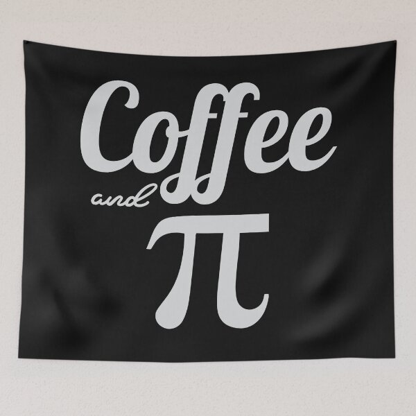 Item preview, Coffee and pi - coffee lovers quotes & coffee lovers gift ideas for him and her designed and sold by Desibeau.