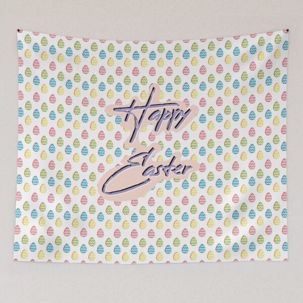 Item preview, Happy Easter Colorful Eggs Pattern  designed and sold by Missing In Art.