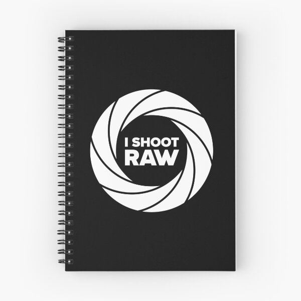 Item preview, I Shoot Raw Aperture Ring - Photography Design (White Text) designed and sold by STUDIO-72.