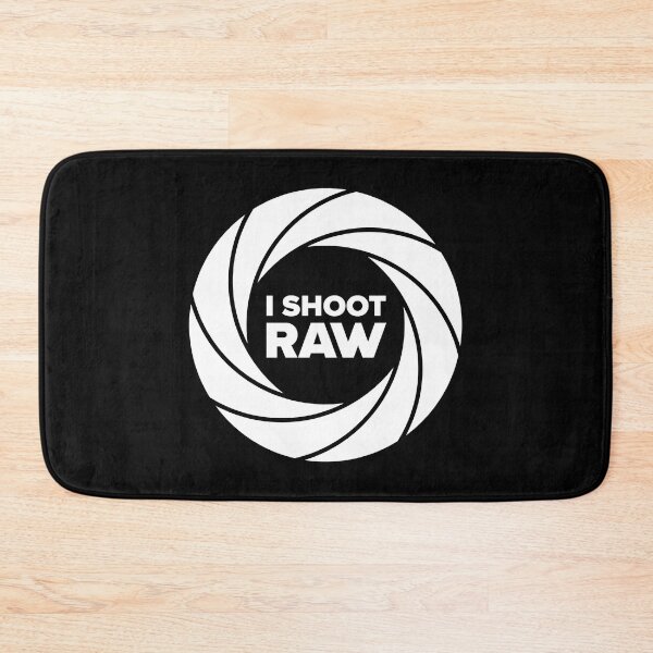Item preview, I Shoot Raw Aperture Ring - Photography Design (White Text) designed and sold by STUDIO-72.