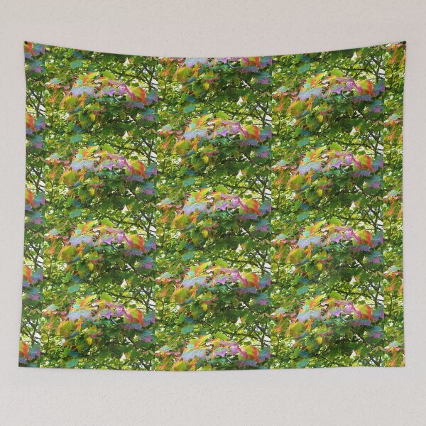 Aperçu de l'œuvre Rainbow Leaves à Escot Devon Royaume-Uni créée et vendue par lynn carter.