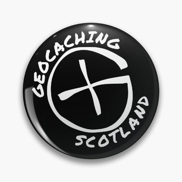 Item preview, Geocaching Scotland Logo design in white. designed and sold by SwnCreations.