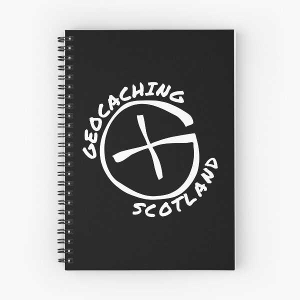 Item preview, Geocaching Scotland Logo design in white. designed and sold by SwnCreations.