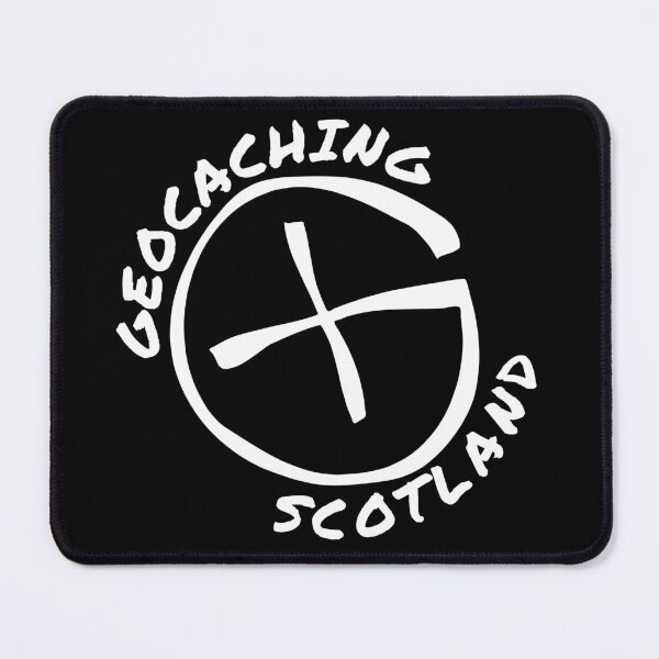 Item preview, Geocaching Scotland Logo design in white. designed and sold by SwnCreations.