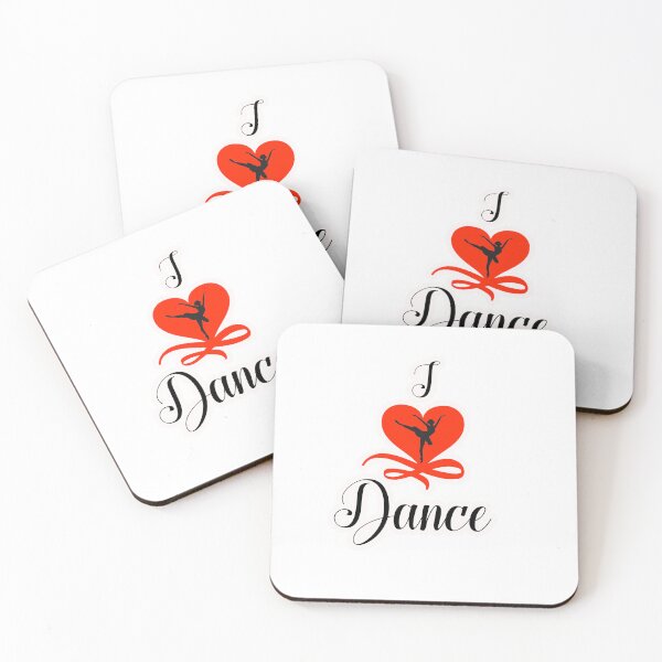 Item preview, I Love Dance heart designed and sold by FamilyCurios.