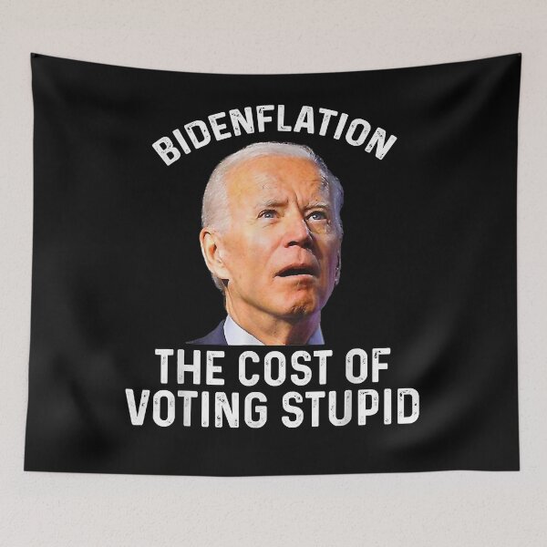 Item preview, Bidenflation The Cost Of Voting Stupid Funny Joe Biden Meme T-Shirt designed and sold by bloemeg.