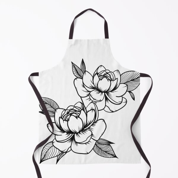 Item preview, Japanese flowers pattern, traditionnal peony design - peony tattoo inspiration, designed and sold by shodark.