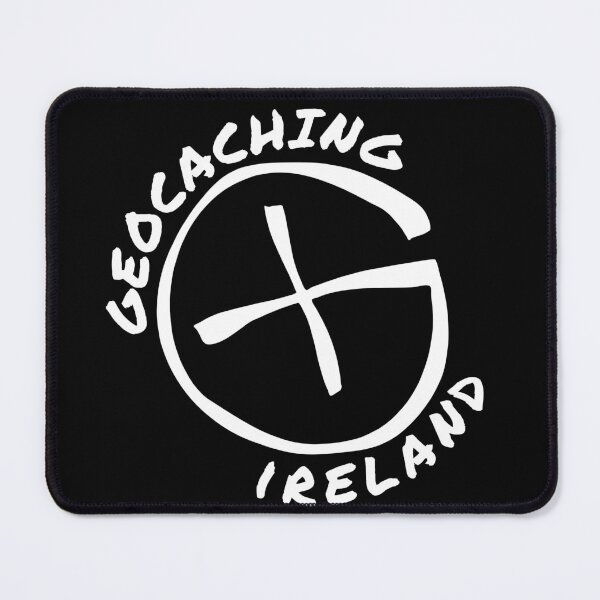 Item preview, Geocaching Ireland Logo design in white. designed and sold by SwnCreations.