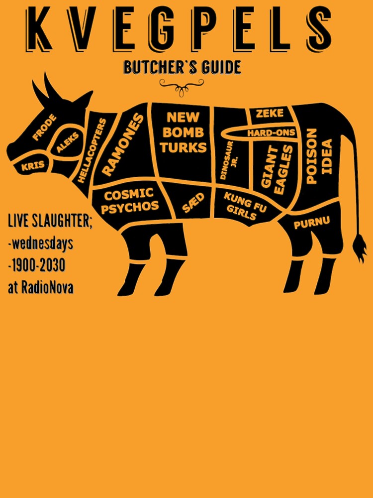 Thumbnail 7 of 7, Classic T-Shirt, Kvegpels butchers designed and sold by runforkovver.