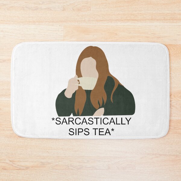 Item preview, SARCASTICALLY SIPS TEA  designed and sold by DiscoVibes.
