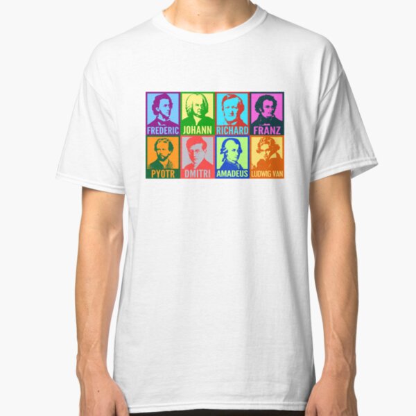 Pop-Art-Komponisten Classic T-Shirt