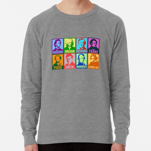 Pop Art Composers Lightweight Sweatshirt