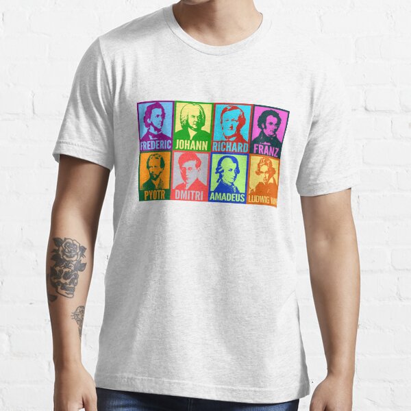 "Pop Art Composers" Tshirt for Sale by StarvingRtist Redbubble