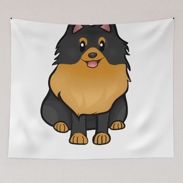 Item preview, Black and red Pomeranian designed and sold by Ahenix.