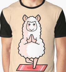 Llamaste - Yoga Lama Grafik T-Shirt