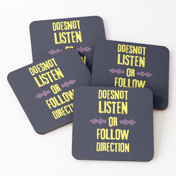 Item preview, Does Not Listen Or Follow Directions designed and sold by designerpriti.