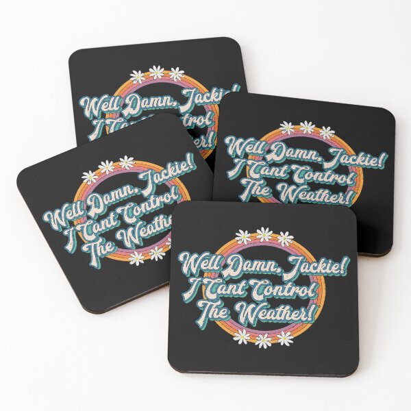 Item preview, Well Damn Jackie 70s Lettering Funny Quote Design designed and sold by Bryanden219.