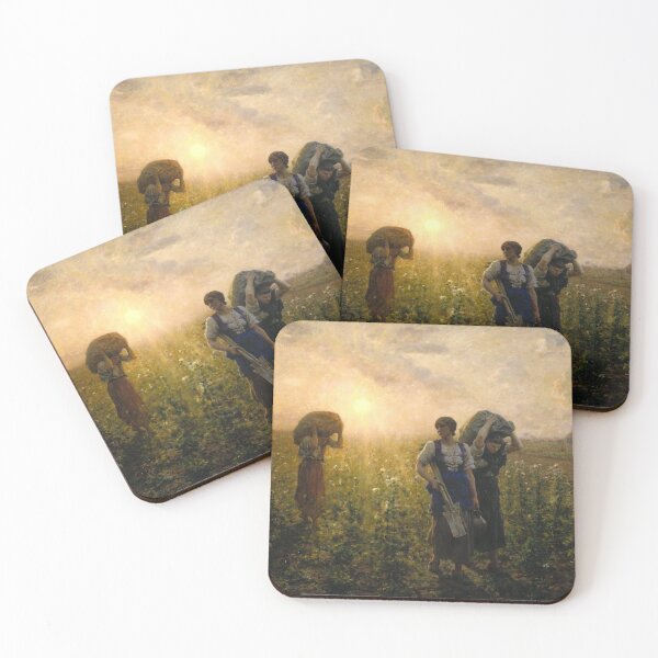 Item preview, Harvesters by Jules Adolphe Breton - Vintage Art designed and sold by RickE.