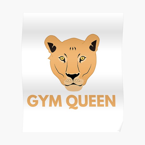 "GYM queen cool" Poster for Sale by POPACIA | Redbubble