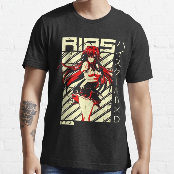 High School Funny Anime DxD Rias Gremory Retro Character Tie-Dye T-Shirt